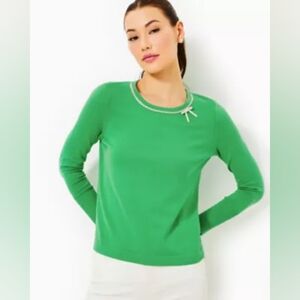 NWT Lilly Pulitzer Green Morgen Sweater